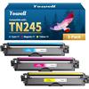 Yowell 3 cartucce a colori TN245 TN246 compatibili con Brother TN245 TN246 TN241 TN242 per Brother DCP-9022CDW DCP-9020CDW HL-3142CDW HL-3140CW HL-3152CDW MFC-9142CDN MFC-9342CDW MFC-9332CMCDW