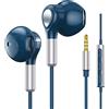 BENEWY Cuffie Auricolari con Filo, Cuffie In Ear con Microfono,Cuffie Magnetici Sport,Cuffiette con Filo e Controllo del Volume,stereo e audio Hi-Fi Auricolari per Samsung,LG,Xiaomi,Huawei etc Jack da 3,5 mm
