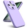 Oududianzi - Cover per Honor Magic 8 Lite 5G Silicone, Viola Chiaro