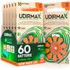 Udivita 60 Batterie per Apparecchi Acustici Misura 13 Udirmax Pile PR48 Arancioni Zinco-Aria Eco Pack - 6 Blister Ecologici da 10 Pile
