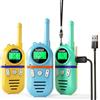 Inspireyes Walkie-Talkie Bambini Ricaricabili, 48 Ore di Orario di Lavoro, 3 Chilometri di Lungo Raggio, Regali di Compleanno per Ragazzi Ragazze, Giocattoli da Esterno per Bambini di 3-12 Anni
