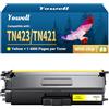 Yowell TN423 Toner giallo MFC-L8690CDW compatibile con Brother TN-423 TN-421 per Brother MFC-L8690CDW Toner per HL-L8260CDW DCP-L8410CDW HL-L8360CDW MFC-L8900CDW 8260CDW - TN423 giallo