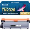Yowell TN2320 Toner Nero Compatibile con Brother TN2320 TN2310 per Toner Brother MFC l2700DW MFC-L2700DN MFC-L2720DW MFC-L2740DW HL-L2340DW HL-L2300D DCP-L2520DW DCP-L2540DN, TN-2320 Nero