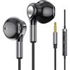 BENEWY Cuffie Auricolari con Filo, Cuffie In Ear con Microfono,Cuffie Magnetici Sport,Cuffiette con Filo e Controllo del Volume,stereo e audio Hi-Fi Auricolari per Samsung,LG,Xiaomi,Huawei etc Jack da 3,5 mm