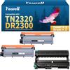 Yowell 2 toner TN2320 e 1 tamburo DR2300 compatibili con Brother TN2320 DR2300 per toner Brother MFC l2700DW MFC-L2700DN MFC-L2720DW MFC-L2740DW HL-L2340DW HL-L2300D DCP-L2520DW DCP-L2540DW DN