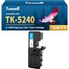 Yowell TK-5240C Cyan 1T02R7CNL0 Toner compatibile per Kyocera TK5240 TK-5240 TK5240C TK-5240C per ECOSYS M5526cdw M5526cdn P5026cdw P5026cdn M5526 P5026, Ciano