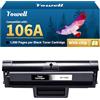 Yowell 106A W1106A Compatibile con HP 106A W1106A Toner per HP Laser 107w Toner per Laser MFP 135wg 135w 135a 135r MFP 137fnw 137fwg Laser 107w 107a 107r (1-nero, con chip)