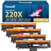 Yowell 220X MFP 4302fdw Toner Compatibile con HP 220X 220A per HP Color LaserJet Pro MFP 4302fdw 4302dw 4202dw 4202dn 4302fdn - 4X Set Toner 220X Con Chip