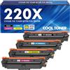 Cool Toner 220X 220A Toner Compatibile per HP 220X Toner Color Laserjet Pro MFP 4302dw