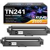 Kuva TN241 TN245 Toner compatibile per Brother TN-241 TN-245 per toner brother MFC 9332CDW DCP 9022CDW HL-3142CW MFC-9142CDN MFC-9140CDN MFC-9342CDW DCP-9017CDW DCP-9020CDW (2 Nero)