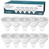 Linkind Lampadine LED GU5.3 MR16, Faretti Luce 3.4W(Equivalenti a 35 W),2700K Bianco Caldo,Non Dimmerabile, Angolo del Fascio di 36 Gradi, Pacco da 10