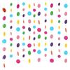 AYESY Ghirlanda Carta,52 Piedi 16M Bandierine di Appesa e Rotonda,Decorazione di Carta Ghirlanda Colorata,per Festa Compleanno Laurea Matrimonio,4 Pezzi x 4m
