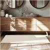tectake® Tappeto Salotto, Tappeto Pelo Corto, Tappeto Salotto Design Elegante, Tappeto Lavabile in Lavatrice, Ideale per Sala da Pranzo, Camera da Letto e Studio - Beige, 80 x 150 cmcm