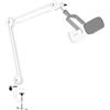 FIFINE Braccio microfono, supporto microfono regolabile, adattatore da 3/8" a 5/8", clip per microfono, tre fascette