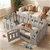 MAMIZO Recinto per Cani da Interno Esterno Alto 60cm, Box 5+1 PCS Pannelli