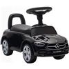 AIYAPLAY Macchina Primi Passi per Bambini Licenza Mercedes Benz con Clacson e Spazio Portaoggetti, Auto per Bambini in PP e Acciaio, 65x28x39 cm, Nero