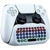 Mcbazel Tastiera Wireless per Controller PS5/PS5 EDGE, Bluetooth 3.0 Mini Gamepad per Controller PS5 con Altoparlante Integrato e Jack Audio da 3,5 mm