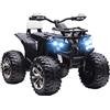 HOMCOM 12V Quad Elettrico per Bambini 3-5 Anni 3-8km/h 100x65x73 cm Bianco