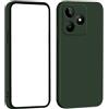 Generico Compatibile con REALME C53 RMX3760 RMX3762 / C51 RMX3830 / Realme Note 50 RMX3834 / NARZO N53 RMX3761 Custodia COVER case soft GEL SILICONE protezione flessibile matte MORBIDA TPU (Verde)
