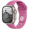 DONEGANI ELETTRONEO SB Cinturino per Apple Watch Ultra 3 2 49mm, Serie 11 10 46mm, 9 8 7 45mm 41mm, SE 6 5 4 44mm 40mm, 3 2 1 42mm 38mm Donna Uomo Band Bracciale Sport Silicone, Rosa Ladies