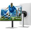 KTC H27E6S Monitor Gaming 27 Pollici QHD 2560 x 1440, 240 Hz (OC 275 Hz), Fast IPS, 1 ms, HDR400, FreeSync & G-Sync Compatible, Eye Care, VESA 100 x 100, Supporto Regolabile, HDMI 2.0, DisplayPort 1.4