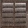 Amig - Griglia Quadrata in Alluminio | Griglie di Ventilazione per Presa d'aria | Ideale per Soffitto Cucina e Bagno | Dimensioni: 200 x 200 mm | Colore: Marrone