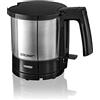 Cloer 4720 Bollitore Elettrico da 1 litro, 2000 W, indicatore del livello dell'acqua interno, protezione contro il surriscaldamento e il funzionamento a secco, nero