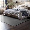 tectake® Tappeto Salotto, Tappeto Pelo Corto, Tappeti Salotto Design Elegante, Tappetino morbido, Lavabile in Lavatrice, Ideale per Sala da Pranzo, Camera, Studio, Soggiorno - Grigio - 120 x 170 cm