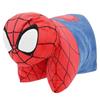 COLORBABY Spider-Man - Cuscino per bambini, 45 x 28 cm, peluche 2 in 1, colore blu e rosso, poliestere, vellutato e morbido, cuscini divertenti, giocattoli per bambini 3 anni (77841)