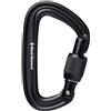 Black Diamond Liteforge Screwgate Carabiner - Black