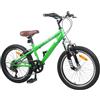 HGKMBRY Mountain bike da 20 pollici, 6 marce