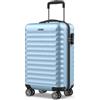 NUMADA - Trolley Bagaglio a Mano 55x40x20 (31L) Upfly XS Ultra Leggero ABS con Chiusura con Combinazione e 4 Ruote Doppie |Blu