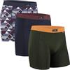 DANISH ENDURANCE Boxer Uomo Cotone Elasticizzato, Boxer a Pantaloncino Comodi e Traspiranti, Cuciture Piatte, con o Senza Patta Frontale, 3 Paia
