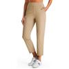 Comallan Pantaloni da Golf Donna Pantalone Estivo Leggero E Traspirante Taglia Corta Pantaloni Jogging Sportivi Allenamento Modello Stretch Casual Ed Elegante con Tasche 25, Kaki XXL
