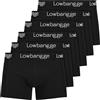 Lowbangge Boxer Uomo Cotone 6 Pezzi, Traspiranti Comodi