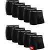 DANISH ENDURANCE Boxer Uomo Cotone, 3 o 10 Paia, Nero, XXL
