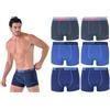 Navigare 6 Boxer Uomo Mutanda Intimo Ragazzo Elasticizzato Varie Fantasie (IT, Testo, XXL, Regular, Regular, 1598 Boxer)