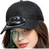 Generico Cappello da Sole con Ventilatore - Uomo Donna Ricarica USB Rinfrescante Protezione UV,Cappelli con Ventilatore Solare da Uomo,per Campeggio Escursionismo Ciclismo Estate Spiaggia Vacanze Viaggio