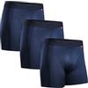 DANISH ENDURANCE Boxer Uomo Sportivi, 3 Paia, Blu, L