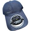 Generico Cappello da Sole con Ventilatore,Display LED Ricarica USB Raffreddamento,Cappello da Baseball con Ventilatori | per Campeggio Trekking Ciclismo Viaggi Estate Spiaggia Picnic Vacanza Corsa Sport Viaggi
