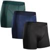 DANISH ENDURANCE Boxer Uomo Sportivi, 3 Paia, Multicolore (1x Blu, 1x Nero, 1x Verde), XL