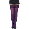 SENTELEGRI Calze autoreggenti in microfibra, colorate, opache, 40 denari, taglie S-XXL, Viola, L