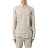 Harmont & Blaine Harmont&Blaine Camicia Uomo in Lino Manica Lunga CRN014010883B 8055168862337 - Beige M
