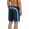 SUNDEK Costume da Bagno Uomo, Blu Navy, Shorts con Coulisse, Righe Laterali Multicolore (IT, Testo, L, Regular, Regular)