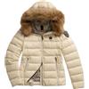 Blauer Piumino Donna con Cappuccio in Pelliccia Arcadia in Nylon Lucido 25WBLDC03099 8057629902446 - L Grigio L
