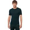 DANISH ENDURANCE Maglietta Termica Uomo Lana Merino Manica Corta, Verde Scuro, XL
