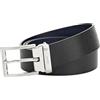 GUESS CINTURA UOMO BM7545LEA35 (NERO, M)