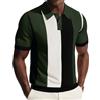 PJ PAUL JONES Polo da uomo a maniche corte, vintage, in maglia