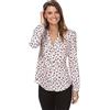 Vincenzo Boretti Blusa, Taglio Giusto, Scollo a Tunica Rosso M