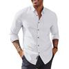 PJ PAUL JONES - Camicia da uomo a manica lunga button down in oxford con taschino, bianco, XL